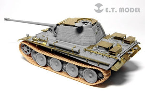 Maquette ET Model E72-010 : Blindage antiaérien allemand Panther G de la Seconde Guerre mondiale pour kit DRAGON au 1/72 – image 8