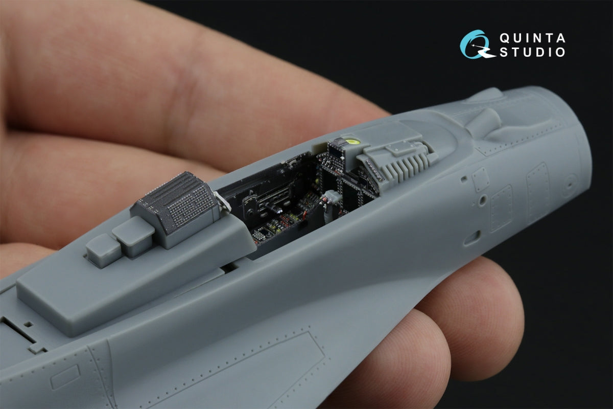 Intérieur coloré imprimé en 3D sur papier décalcomanie pour MiG-35 (Quinta Studio QD48513, HobbyBoss) à l&amp;#39;échelle 1/48 – image 12