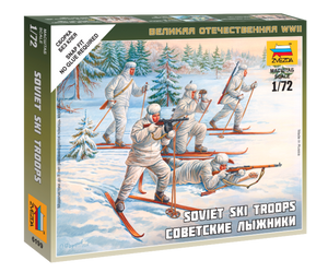 Zvezda 6199 Troupes de ski soviétiques 1939-1945 (Art de la tactique) 1/72