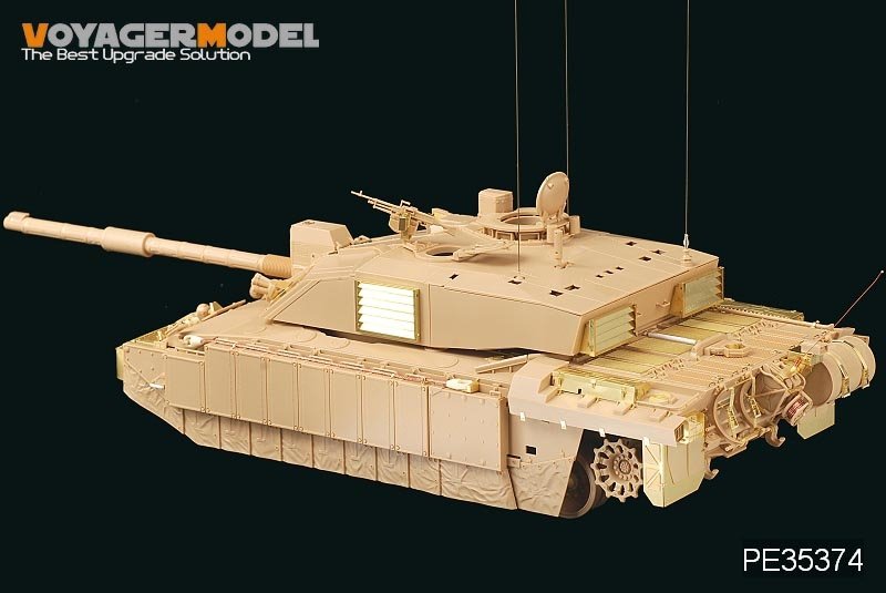 Maquette Voyager PE35374 Char de combat principal britannique Challenger 2 moderne (déserté) pour TAMIYA 35274 1/35 – immagine 8