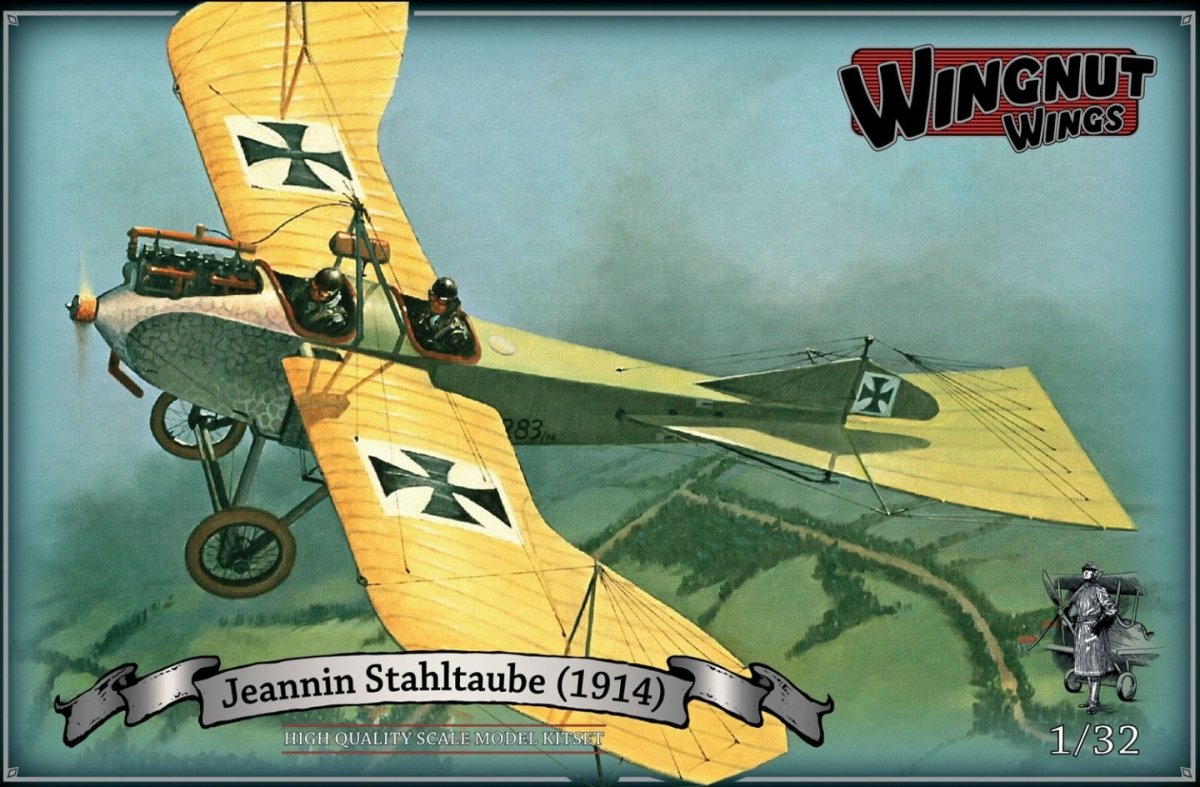 Ailes à ailettes 32058 Jeannin Stahltaube 1914 1/32