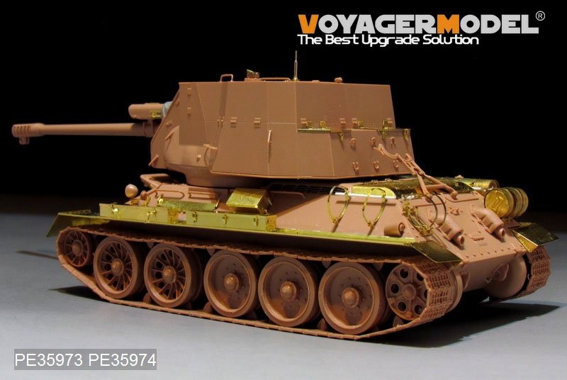 Maquette Voyager PE35973 T-34/122 SPG égyptien de base pour RFM 5013 1/35 – immagine 5