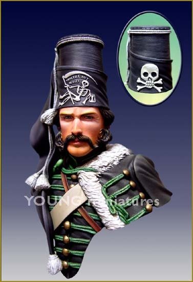 Young Miniatures YH1501-R Le 9e régiment de hussards de la mort 150 mm