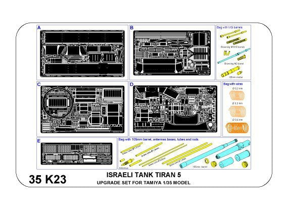 Aber 35K23 Israeli Tank Tiran 5 1/35 – zdjęcie 7