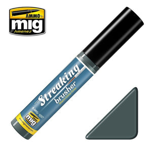 Munitions Mig Jimenez 1257 Streaking Brusher Gris chaud sale