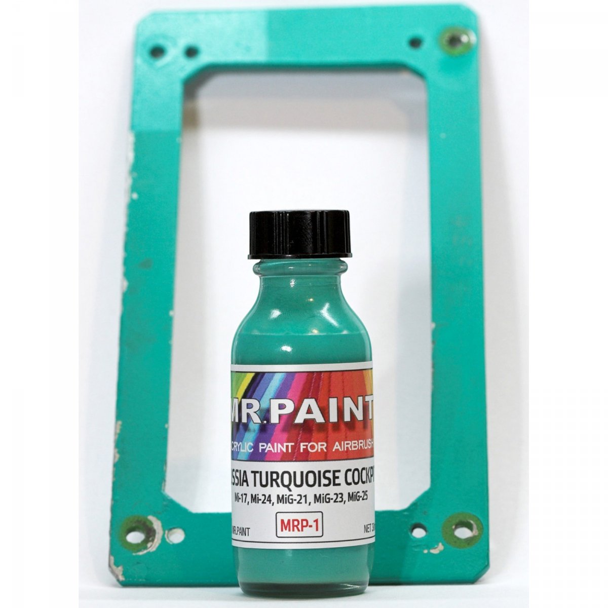 Peinture MR. Paint MRP-001 Turquoise Russie Cockpit Mi-17/24, MiG-21/23/25/31 30 ml – image 3