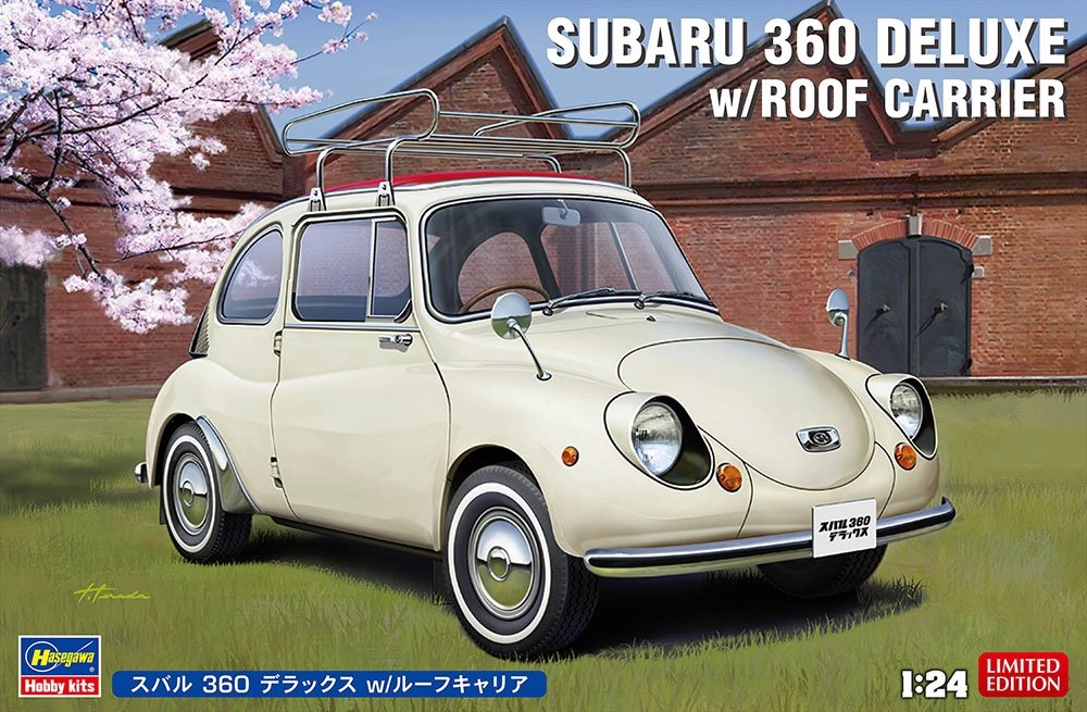 Hasegawa 20622 Subaru 360 Deluxe avec porte-bagages de toit 1/24