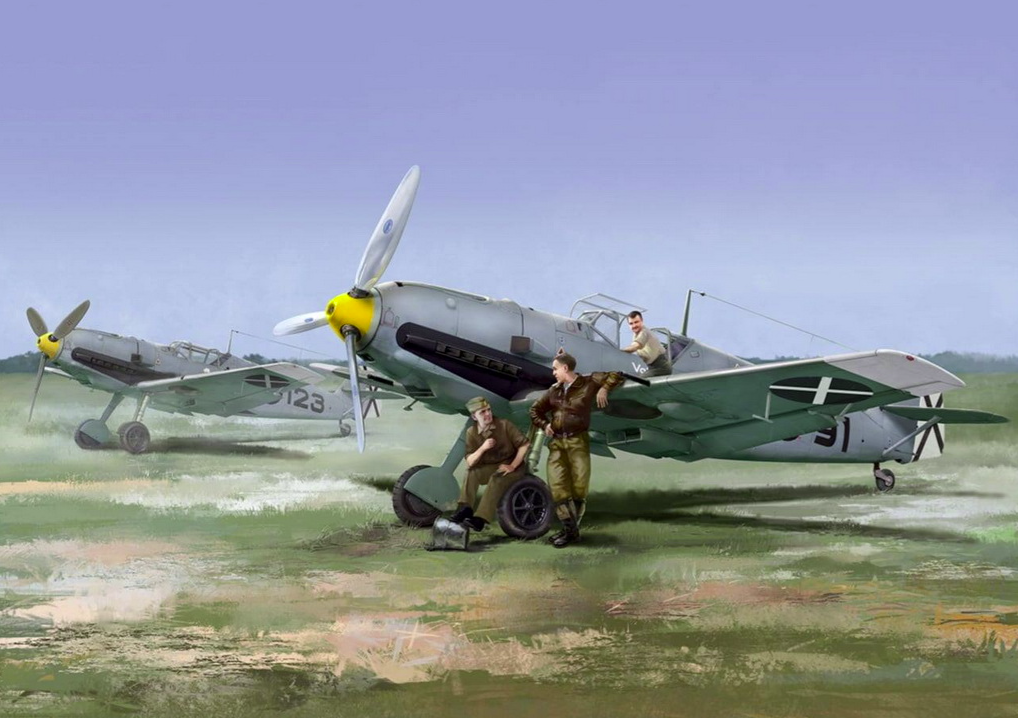 Maquettes Wingsy D5-09 MESSERSCHMITT Bf 109 E-1 et E-3 Legion Condor 1/48