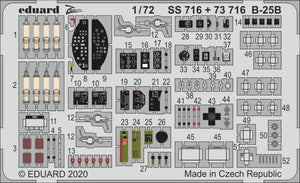 Maquette Eduard SS716 B-25B 1/72 AIRFIX