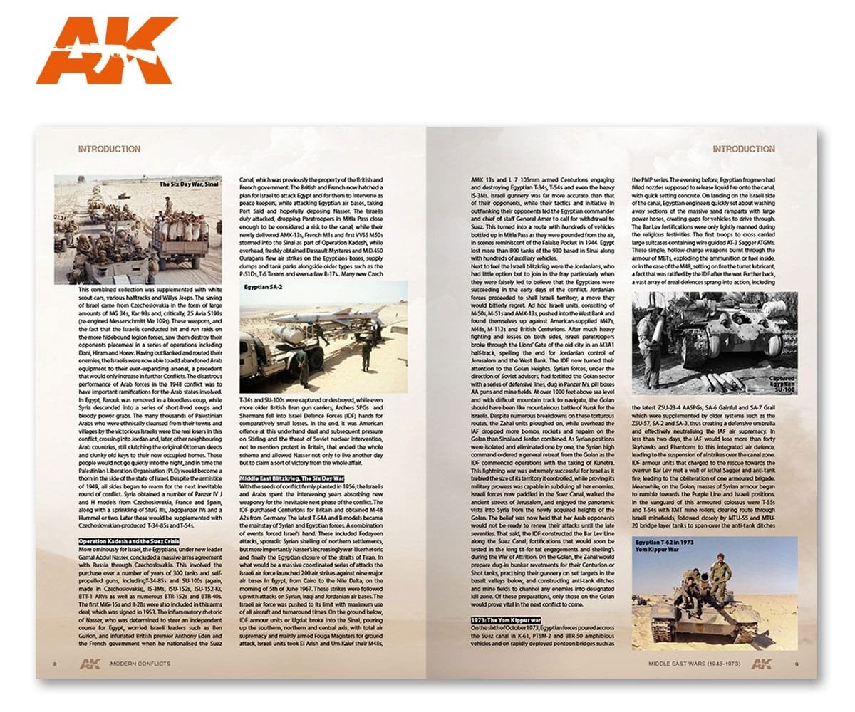 AK Interactive AK284 GUERRES DU MOYEN-ORIENT 1948-1973 VOL.1 GUIDE DE PROFIL (Anglais) – image 3
