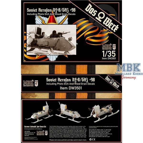 Das Werk DW3501 Aerosan soviétique RF-8/ GAZ-98 1/35 – Bild 2