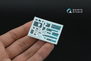 Quinta Studio QD+48581 MiG-21bis late Fishbed-N 3D-Printed &amp;amp; coloured Interior on decal paper (Eduard) (with 3D-printed resin parts) 1/48 – zdjęcie 3