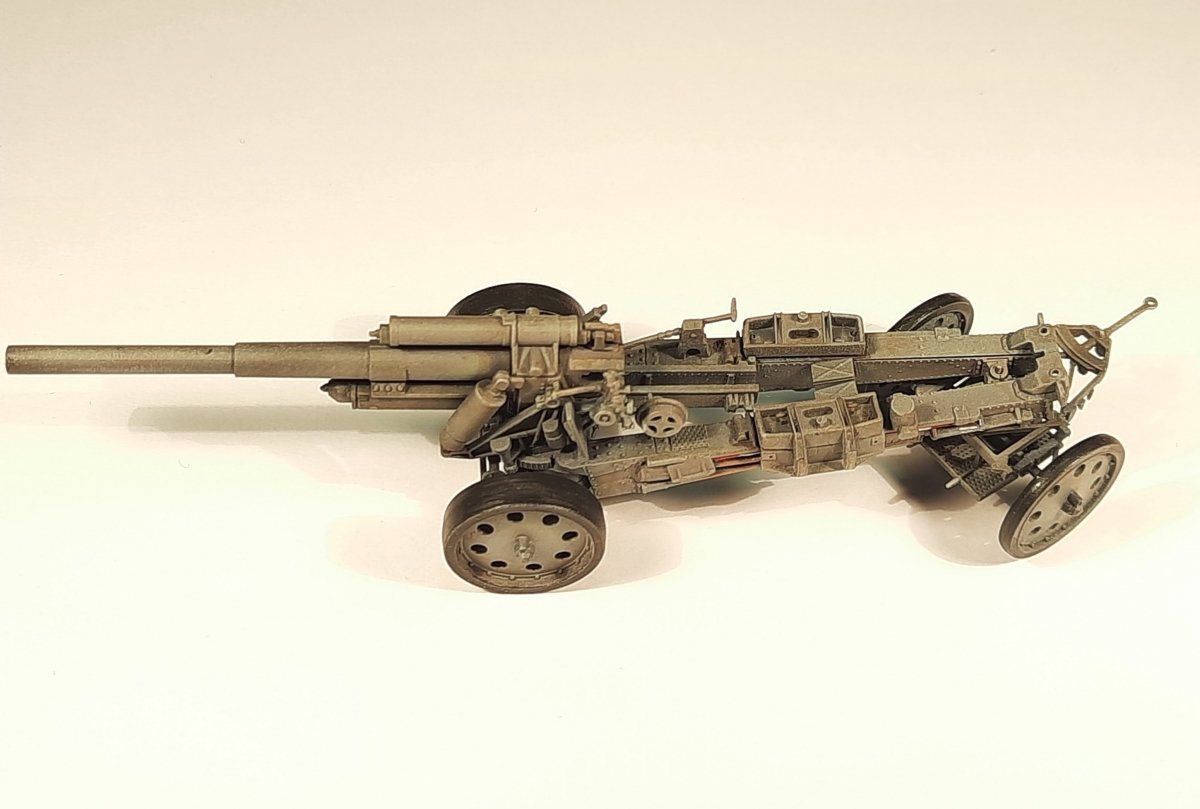 First To Fight PL089 SFH18 Obusier de campagne lourd allemand de 150 mm à traction mécanique 1/72 – immagine 3