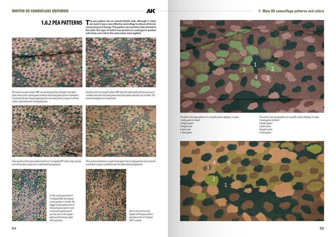 AK Interactive AK130008 UNIFORMES DE CAMOUFLAGE WAFFEN-SS PAR WERNER PALINCKX (Anglais)  – immagine 5