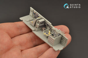 Intérieur imprimé en 3D et coloré sur papier décalcomanie Quinta Studio QD48207 Ju 87D/G (Italeri) 1/48 – Bild 4