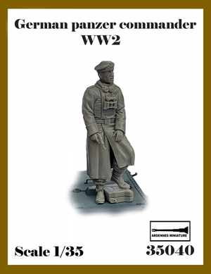 Ardennes Miniature 35040 COMMANDANT DE PANZER ALLEMAND Seconde Guerre mondiale 1/35