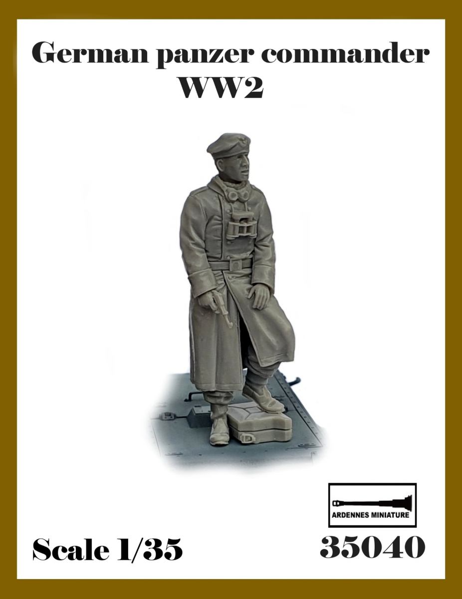 Ardennes Miniature 35040 COMMANDANT DE PANZER ALLEMAND Seconde Guerre mondiale 1/35