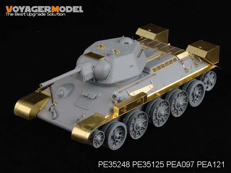 Maquette Voyager PE35248 Char russe T-34/76 Mod.1943 de la Seconde Guerre mondiale (pour kit DRAGON) 1/35 – image 3