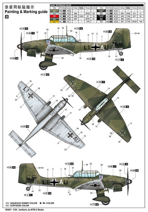 Trumpeter 02421 Junkers Ju-87B-2 Stuka 1/24 – image 2