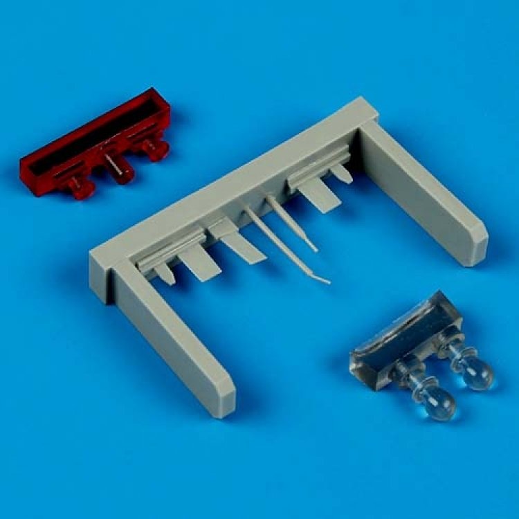 Antennes et détails Quickboost QB72415 F-102A Delta Dagger 1/72 Meng