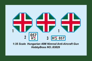 Hobby Boss 83829 Canon antiaérien hongrois Nimrod de 40 mm (1/35) – immagine 4