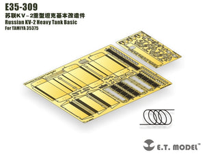 Maquette ET E35-309 Char lourd russe KV-2 de base pour TAMIYA 35375 1/35