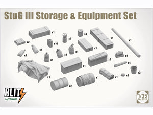 Takom 8018 StuG Sturmgeschutz III Kit d&amp;#39;équipement de stockage 1/35 – Bild 2