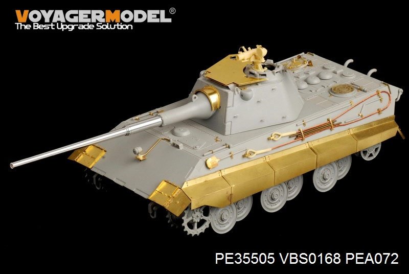 Maquette Voyager PE35505 Char allemand E-50 de la Seconde Guerre mondiale pour TRUMPETER 01536 1/35 – immagine 9