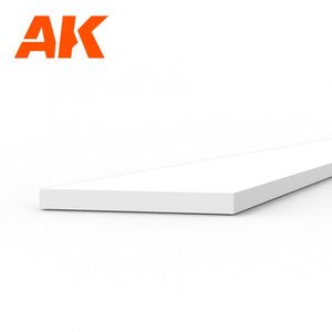 AK Interactive AK6512 BANDES 0,50 X 5,00 X 350MM – BANDE DE STYRÈNE – (10 UNITÉS) – immagine 2