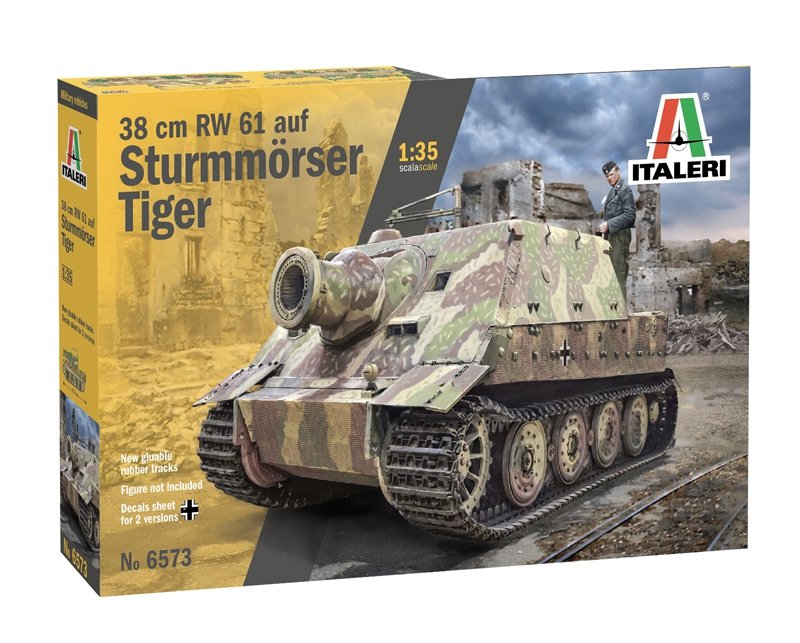 Italeri 6573 38cm RW 61 au Sturmmoser Tiger 1/35