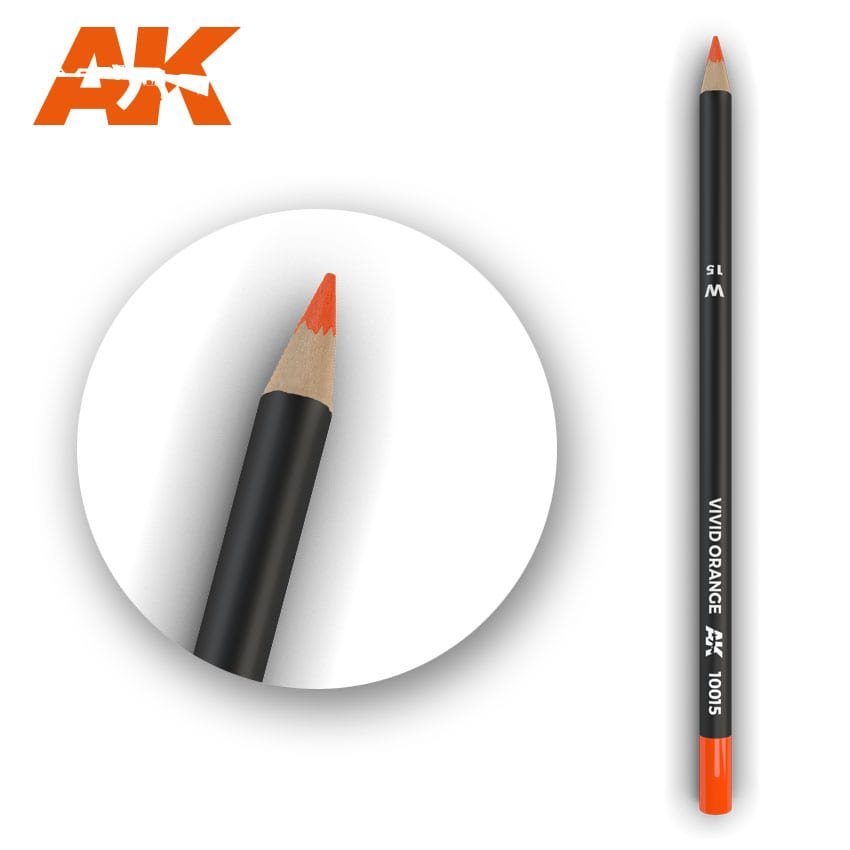 Crayon aquarelle AK Interactive AK10015 ORANGE VIF