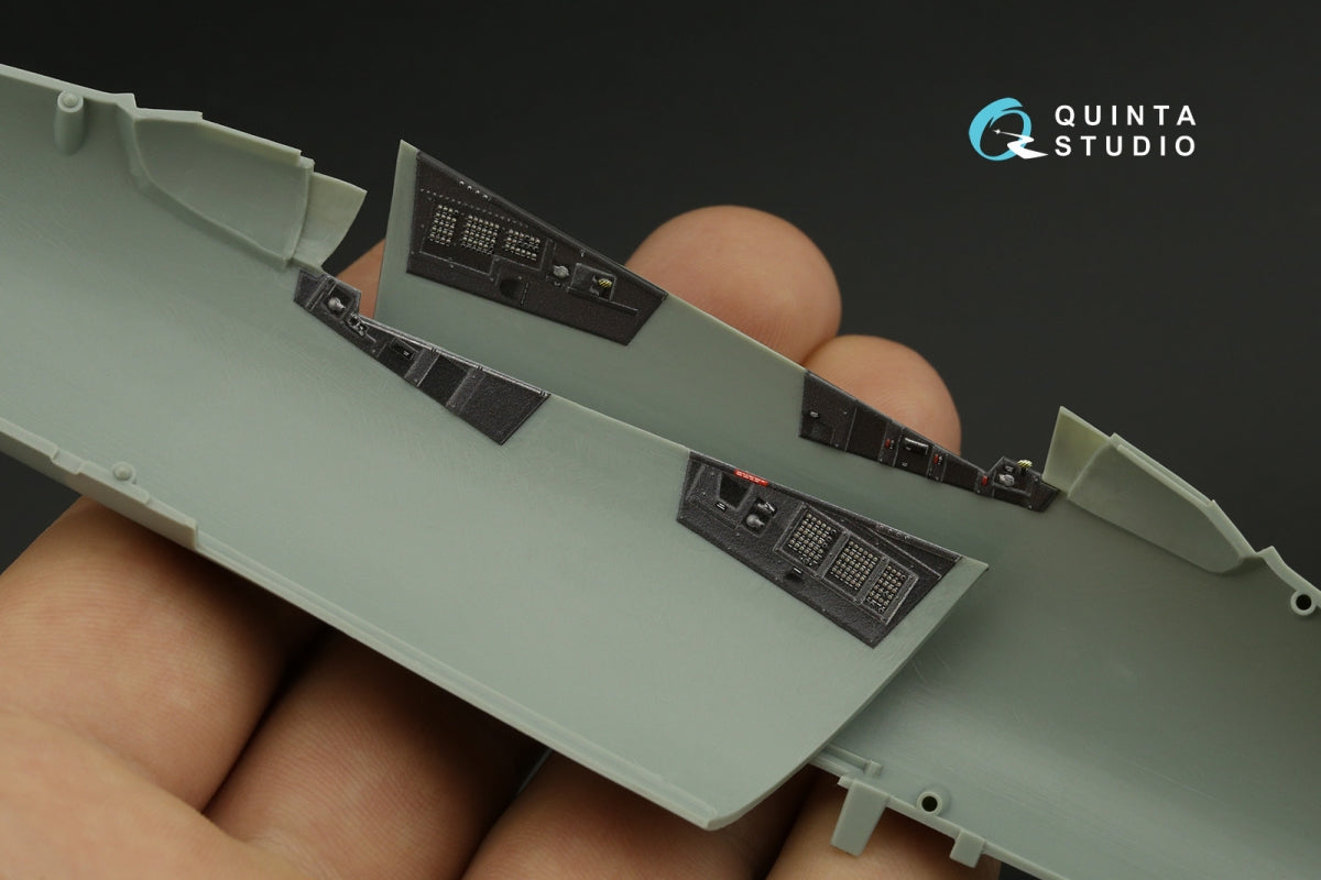 Intérieur coloré imprimé en 3D pour F-15I (Quinta Studio QD48433) sur papier décalcomanie (Academy) à l&amp;#39;échelle 1/48  – Bild 11