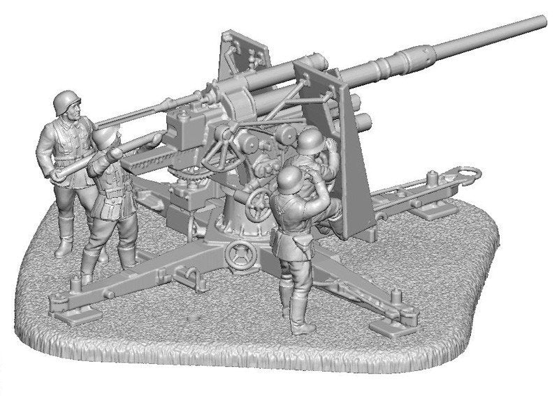 Zvezda 6158 Canon antiaérien lourd allemand FLAK 36/37 (8,8 cm) Art of Tactic 1/72 – image 3