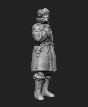 Panzer Art FI35-129 Officier de char soviétique en manteau de peau de mouton n° 1 1/35 – imagen 4