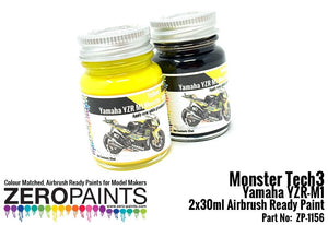 Kit de peinture Zero Paints ZP-1156 Monster Tech3 Yamaha YZR-M1 (2 x 30 ml) – immagine 2