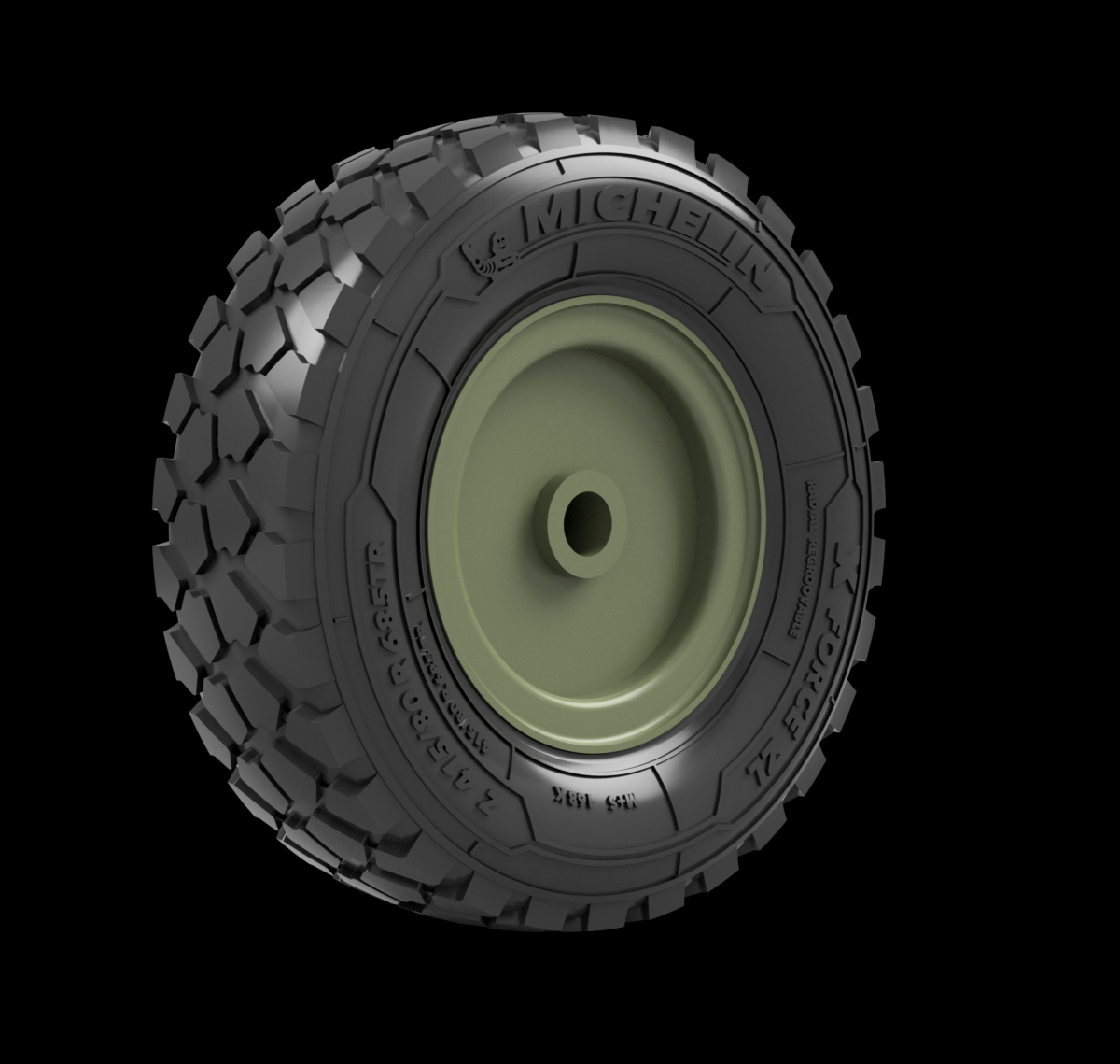 Roues de route Panzer Art RE35-782 Boxer GTF (Michelin X Force) 1/35  – image 3