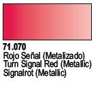 Clignotant Vallejo 71070 Rouge Métallisé