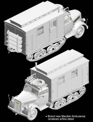 Dragon 6766 Sd.Kfz.3 Ambulance Maultier (1/35) – Bild 7