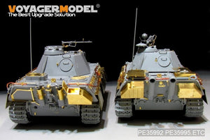 Maquette Voyager PE35992 Panther G allemand de la Seconde Guerre mondiale, version intermédiaire, pour TAKOM 2120 au 1/35 – Bild 15