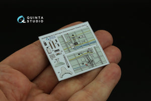 Quinta Studio QD48389 Macchi C.202 Folgore Early Intérieur imprimé en 3D et coloré sur papier décalcomanie (Hasegawa/Eduard) 1/48  – immagine 5