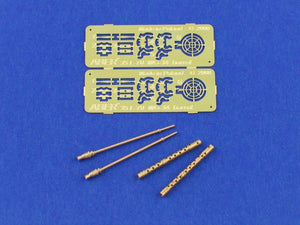 Aber 35L-070 Jeu de 2 canons pour mitrailleuses allemandes MG34 (1/35)