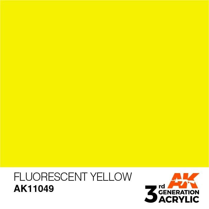 AK Interactive AK11049 Jaune fluorescent 17 ml