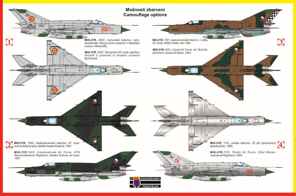 Kozavody Prostejov KPM0086 MiG-21R 1/72 – Bild 2