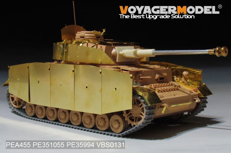 Voyager modèle PEA455 Panzer allemand de la seconde guerre mondiale.IV Ausf.H première version Schurzen (GP) 1/35 – Bild 2