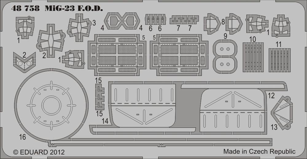 Eduard 48758 MiG-23 FOD 1/48 Trompettiste
