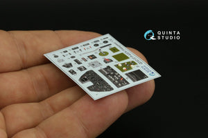 Intérieur imprimé en 3D et coloré sur papier décalcomanie Quinta Studio QD32137 P-40E/K (Hasegawa) 1/32  – image 5