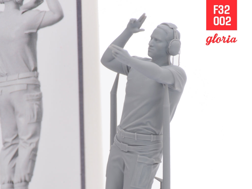 Gloria F32002 Équipe au sol US Air Force vol.2 Figurines imprimées en 3D 1/32  – image 4