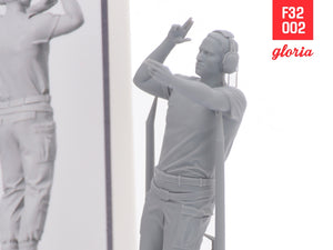 Gloria F32002 Équipe au sol US Air Force vol.2 Figurines imprimées en 3D 1/32  – image 4