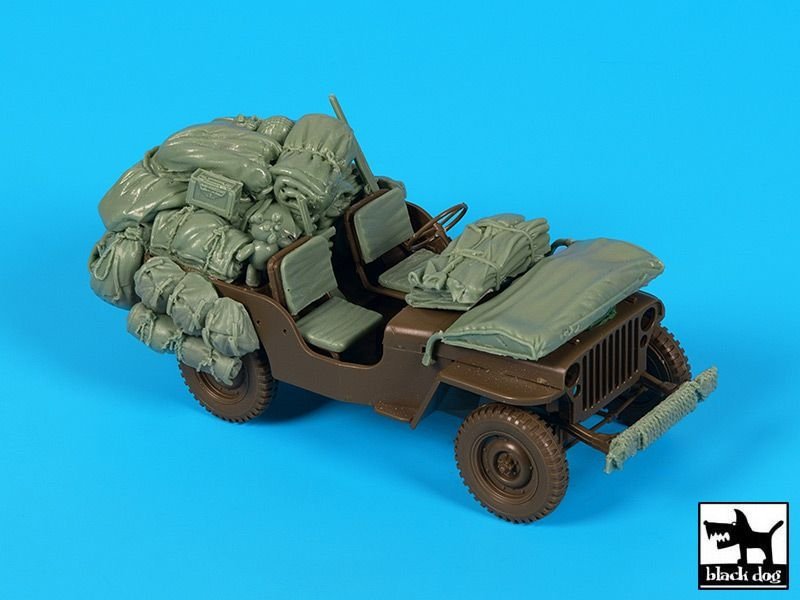 Ensemble d&amp;#39;accessoires Black Dog T35221 pour Jeep américaine, échelle 1/35 – image 3