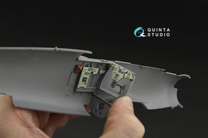 Quinta Studio QD32268 Hs 123A-1 early 3D-Printed &amp; coloured Interior on decal paper (ICM) 1/32